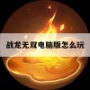 战龙无双电脑版怎么玩(战龙无双电脑版怎么玩教程)