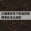 三国谋定天下甄洛控制爆发队怎么搭配(谋定三国怎么样)