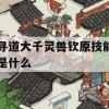 寻道大千灵兽钦原技能是什么