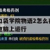 游戏攻略，口袋学院物语2电脑运行攻略