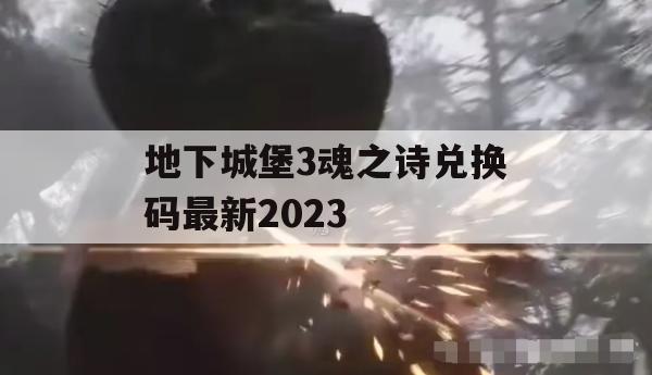 地下城堡3魂之诗兑换码最新2023(地下城堡3魂之诗兑换码最新2023)